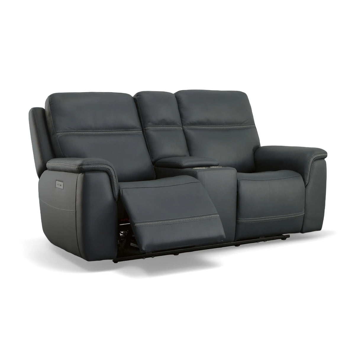 Sawyer Pwr Recl Loveseat w/ Console, Pwr Hdrsts, Lumbar