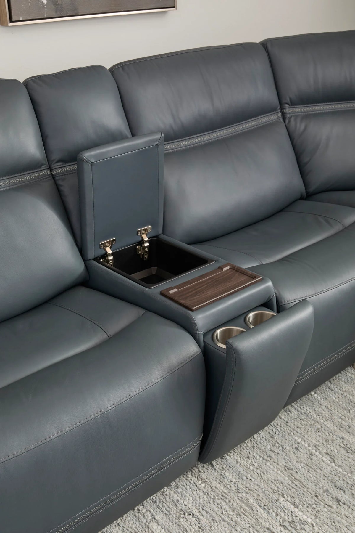 Sawyer LAF Power Reclining Chaise with Power Headrest & Lumbar