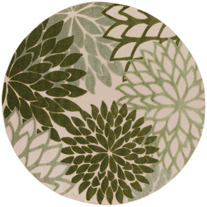Aloha ALH05 Ivory Green Rug