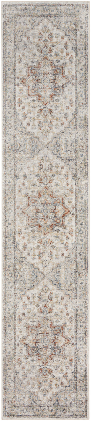 Astra Machine Washable ASW12 Grey Multicolor Rug