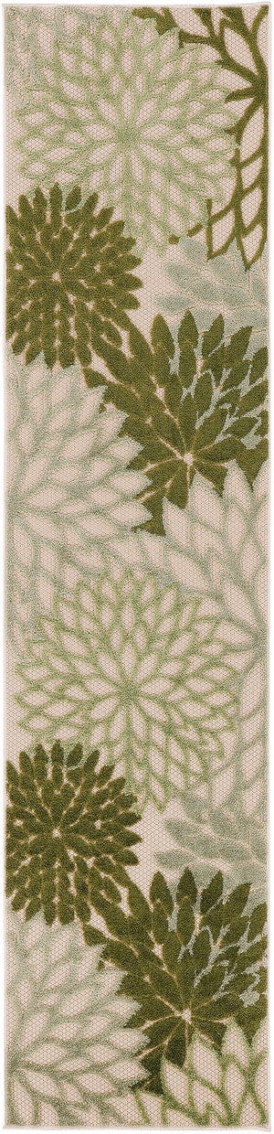 Aloha ALH05 Ivory Green Rug