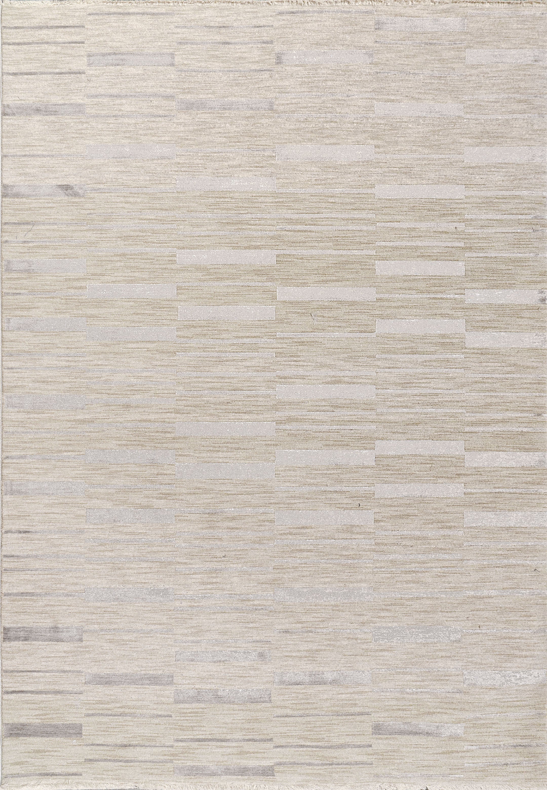 Beige Rug With Rectangular Pattern Mesa 9746 Beige Rug- Rectangle 2'7