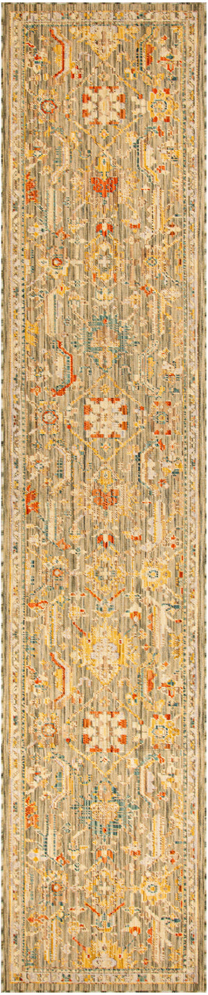 Antique Bloom ANB02 Sage Multicolor Rug