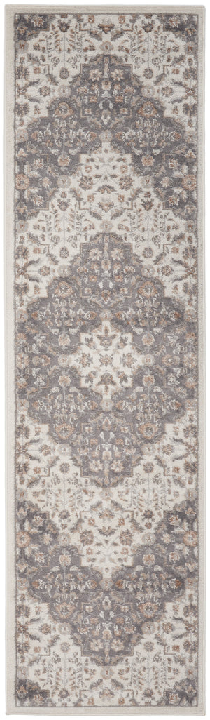 Elation ETN08 Ivory Grey Rug