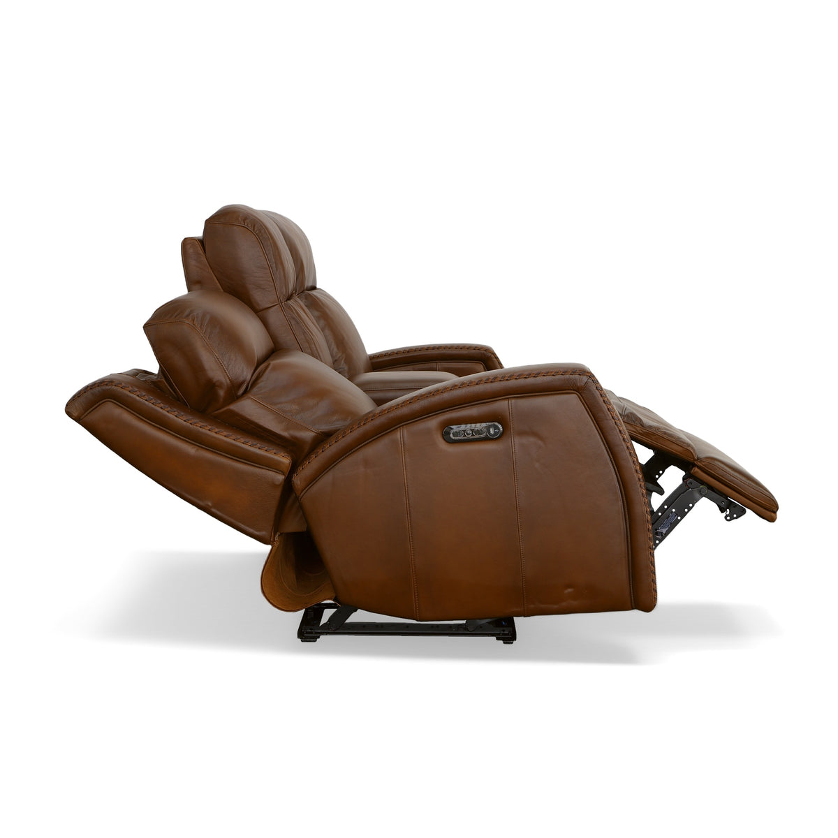 Power Loveseat with Console with Power Headrest