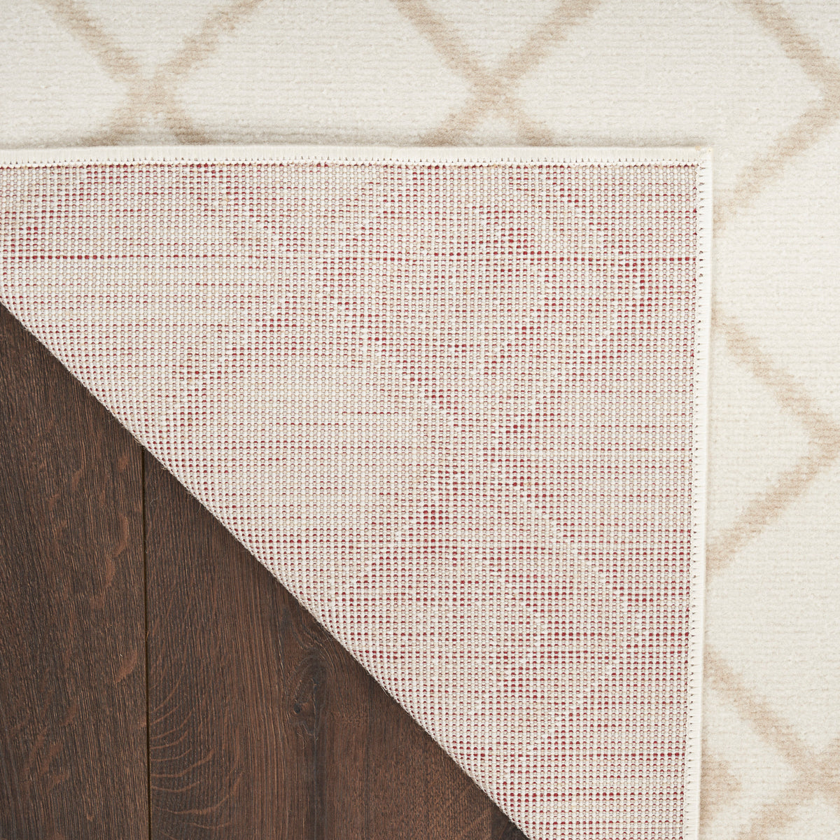 Beige Rug With Rectangular Pattern Grafix GRF37 Ivory Beige Rug- Rectangle 3'9
