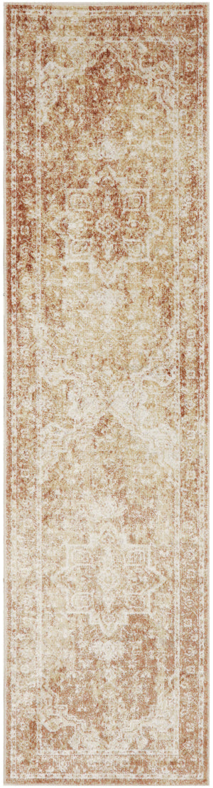 Astra Machine Washable ASW12 Rust Rug