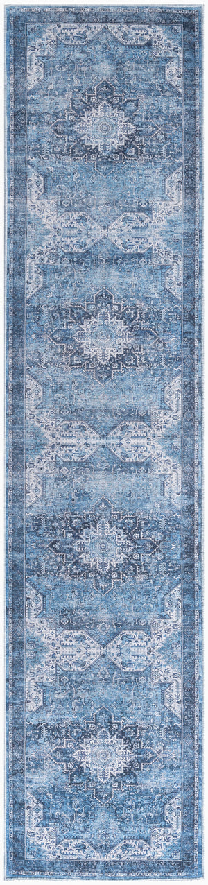 Nourison Washables NWB15 Blue Rug