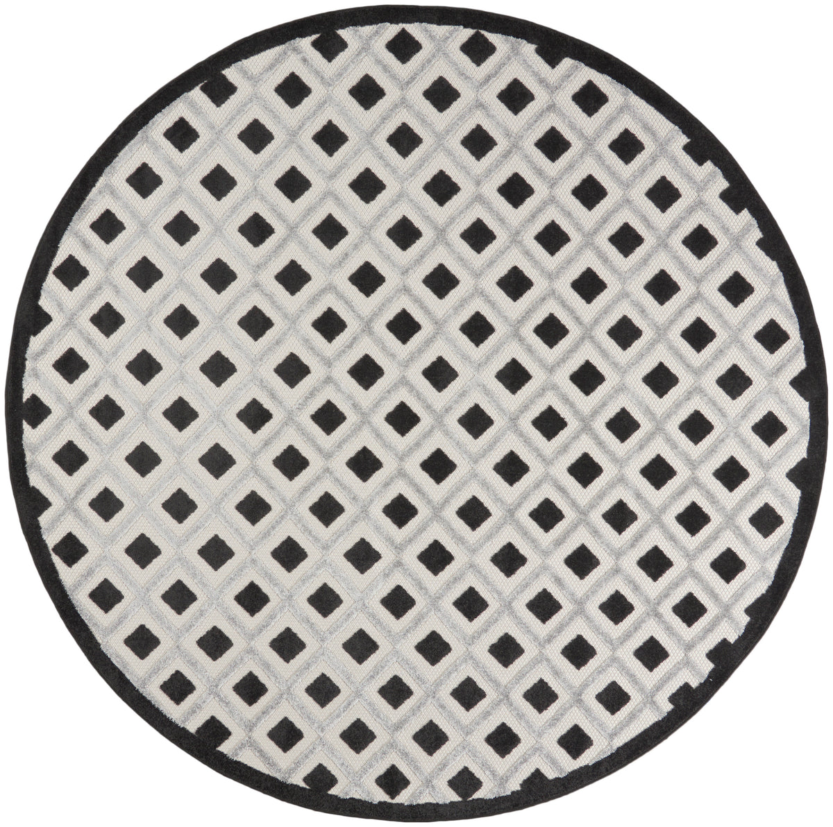 Aloha ALH26 Black White Rug
