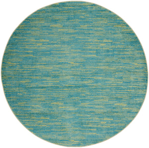 Nourison Essentials NRE01 Blue Green Rug