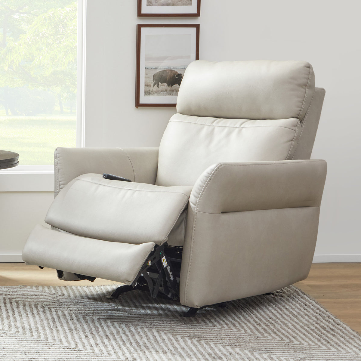Power Rocking Recliner with Power Headrest, Lumbar, Heat & Massage