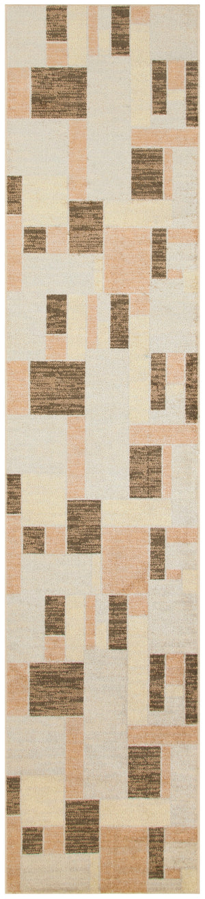 Astra Machine Washable ASW09 Beige Multicolor Rug