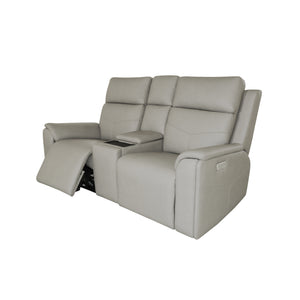 Power Reclining Loveseat with Console, Power Headrests, Lumbar, Heat & Massage