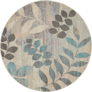 Tranquil TRA01 Ivory Light Blue Rug
