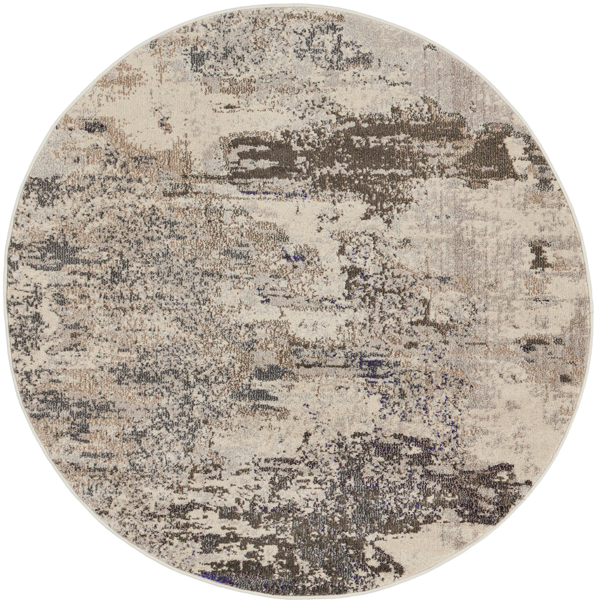 Celestial CES02 Ivory Grey Rug