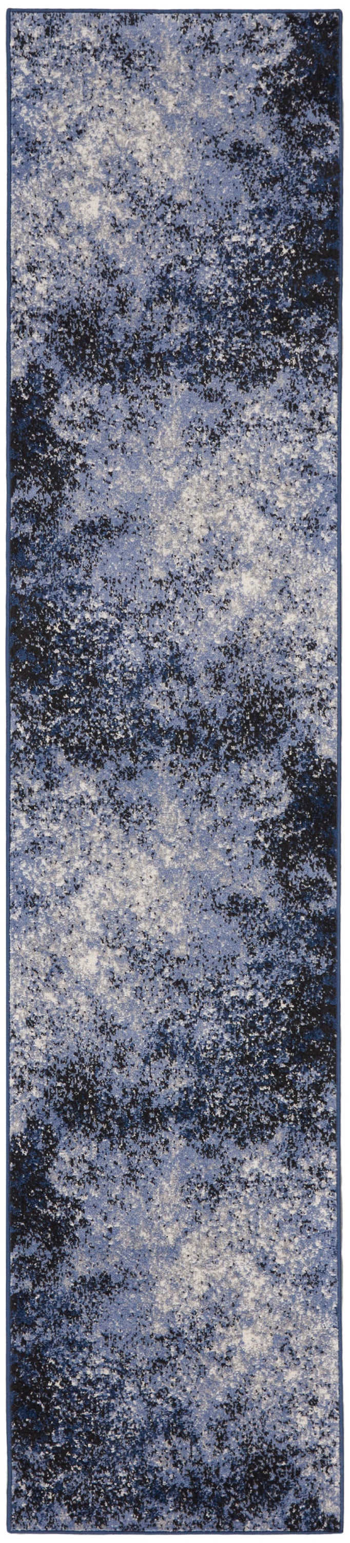 Passion PSN10 Light Blue Black Rug