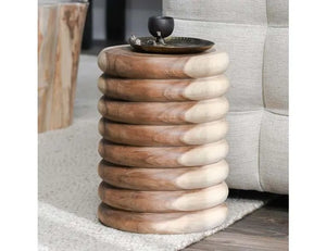 Gala 14" Round End Table Natural