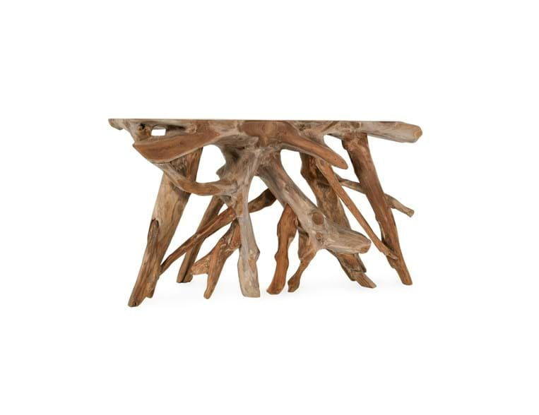 Cypress Root Console Table 59-60" Natural