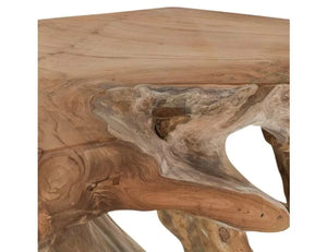 Cypress Root Console Table 59-60" Natural