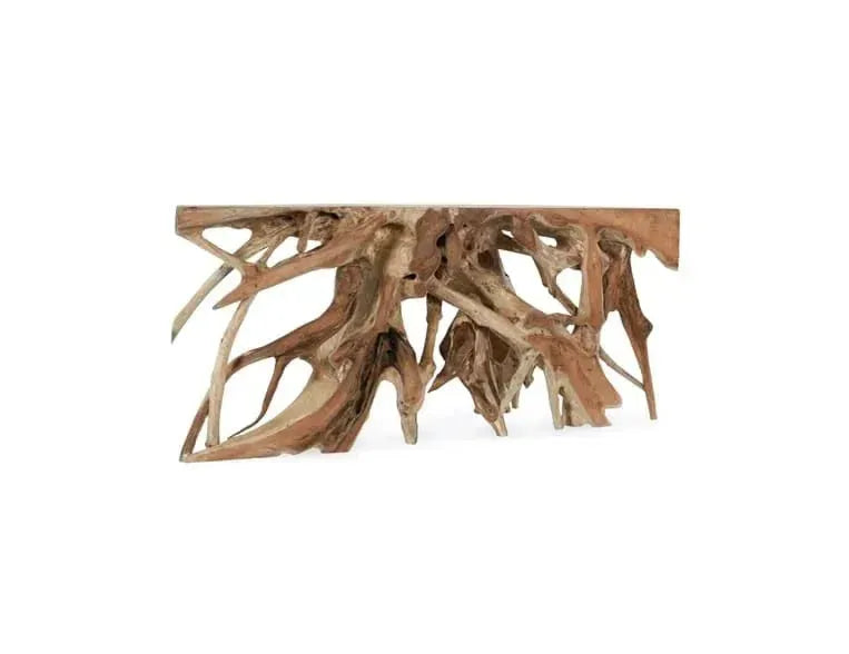 Cypress Root Console Table 70-71" Natural