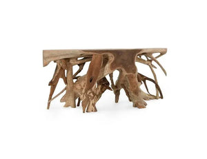 Cypress Root Console Table 70-71" Natural