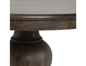 Brookside Wood 60" Rd Dining Table Cocoa Brown