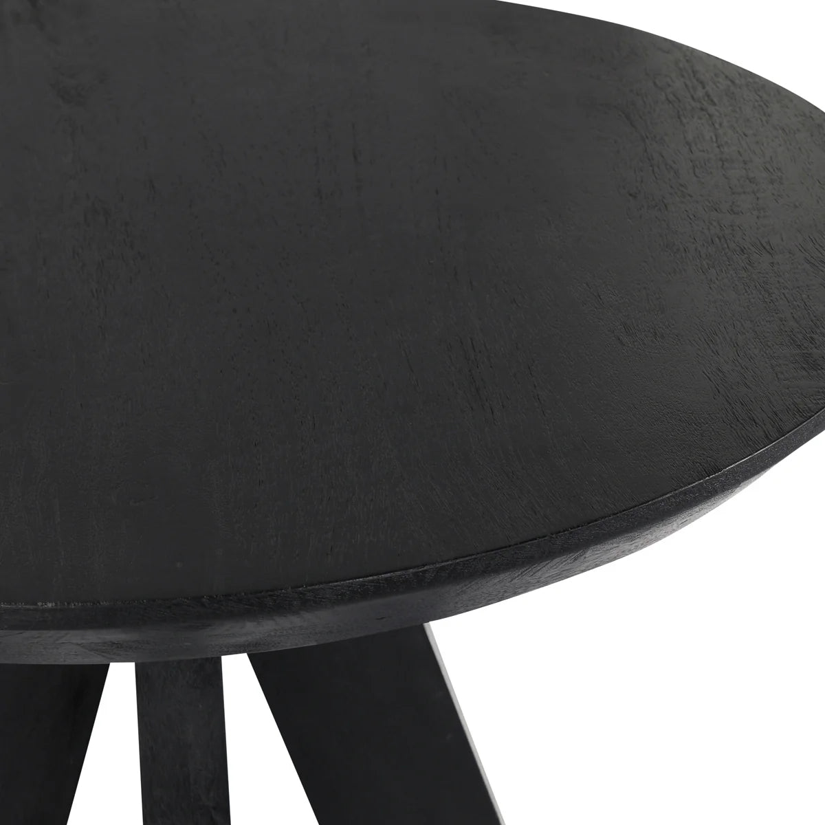 Rodrigo Wood 32" Round Bar Table Black