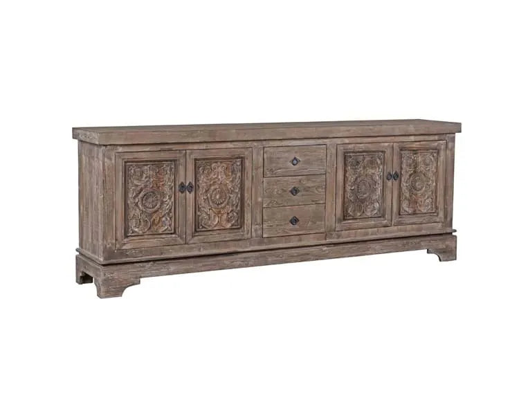 Amita 3Dwr 4Dr Sideboard Brown Stone