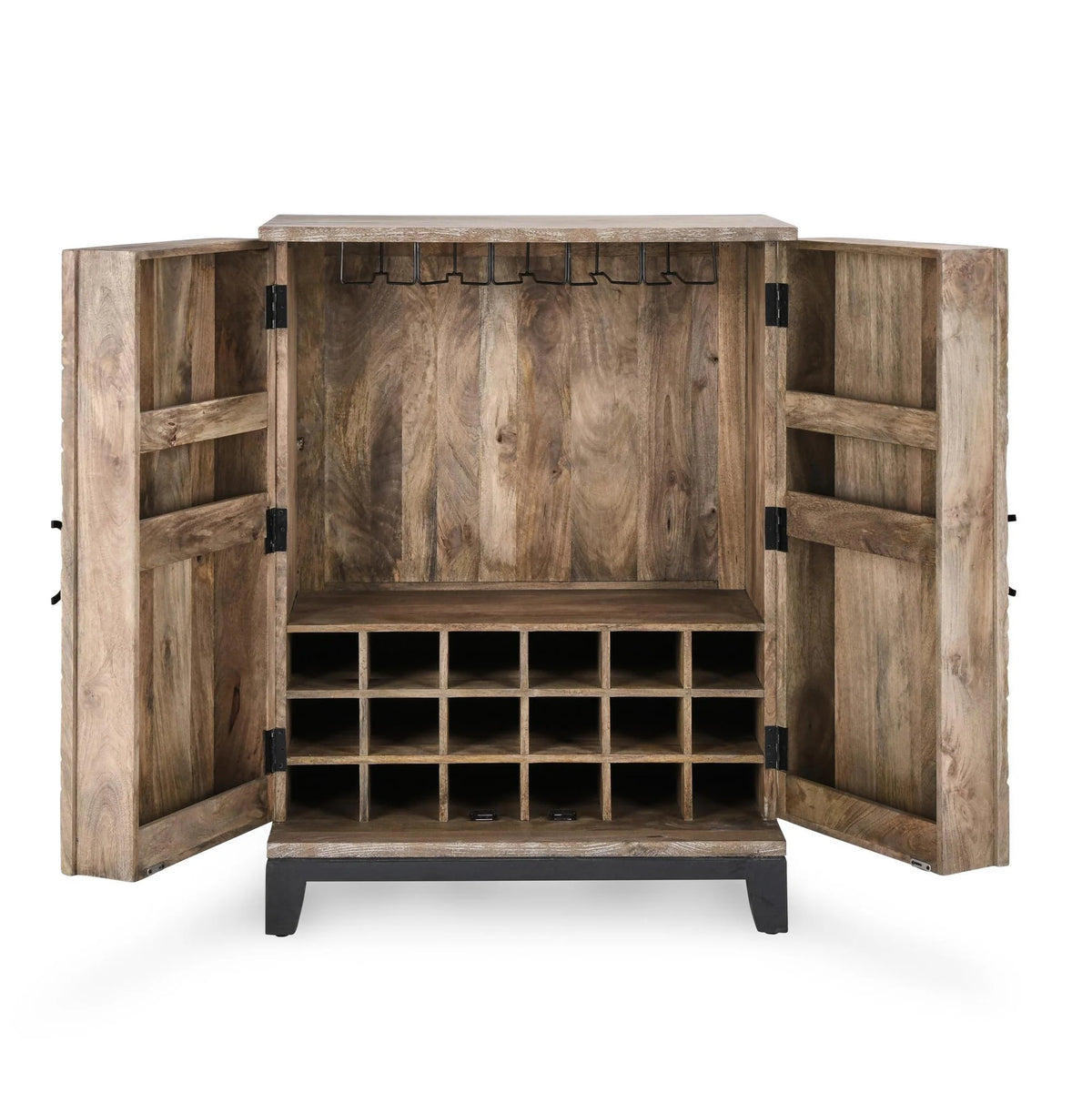 Vivienne Bar Cabinet Light Gray