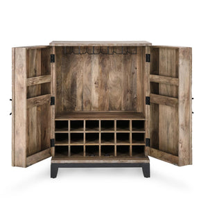 Vivienne Bar Cabinet Light Gray