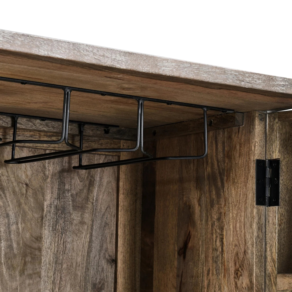 Vivienne Bar Cabinet Light Gray