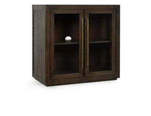 Bradley Oak Wood 2Dr Cabinet Landmark Brown