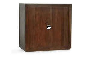 Bradley Oak Wood 2Dr Cabinet Landmark Brown