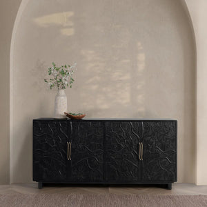 Albero 4Dr Wood Buffet Black