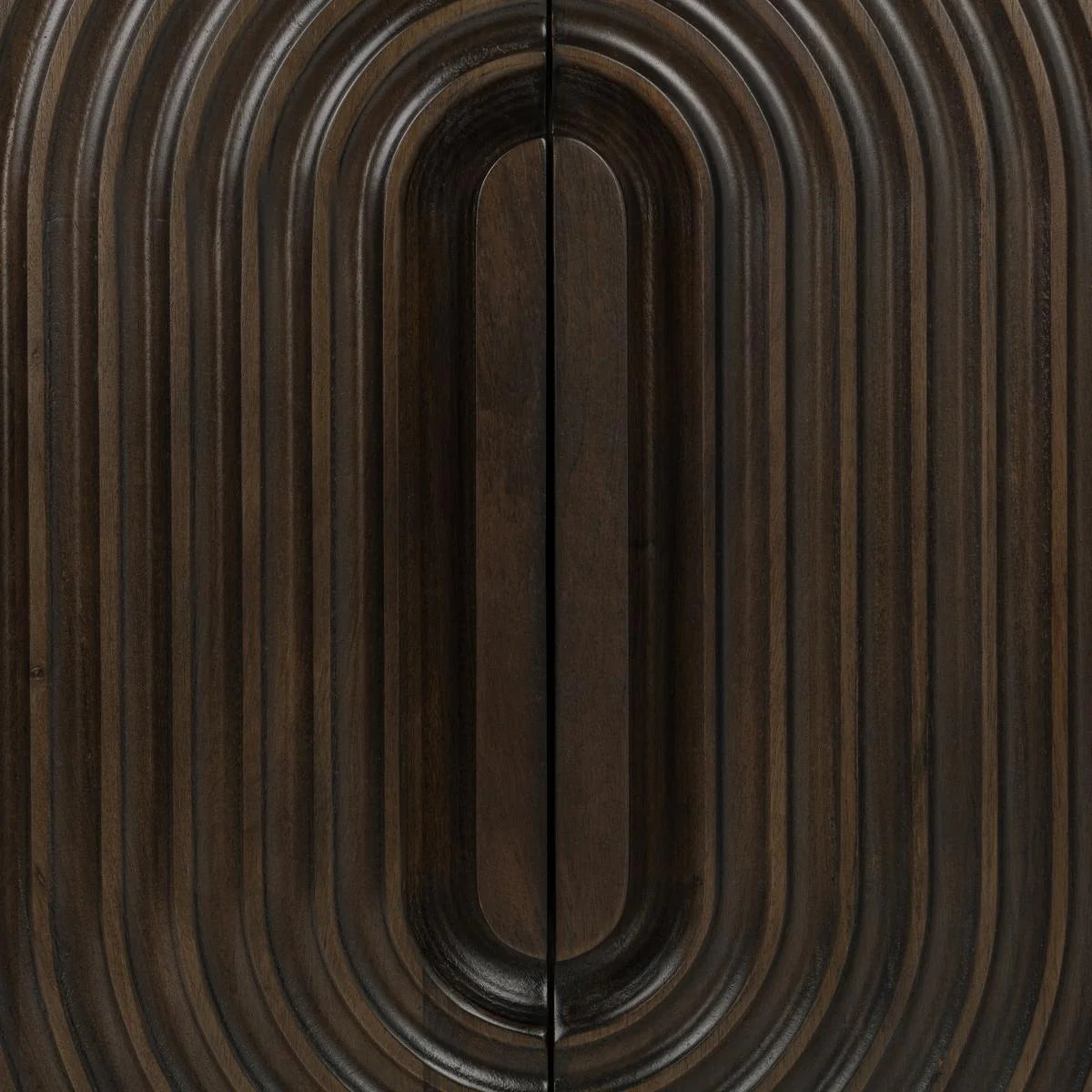 Colson Mango Wood 4Dr Cabinet Coffee Brown