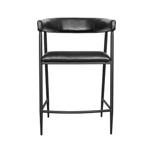 Preston 26" Counter Stool Jet Black