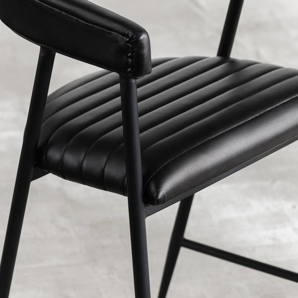 Preston 26" Counter Stool Jet Black