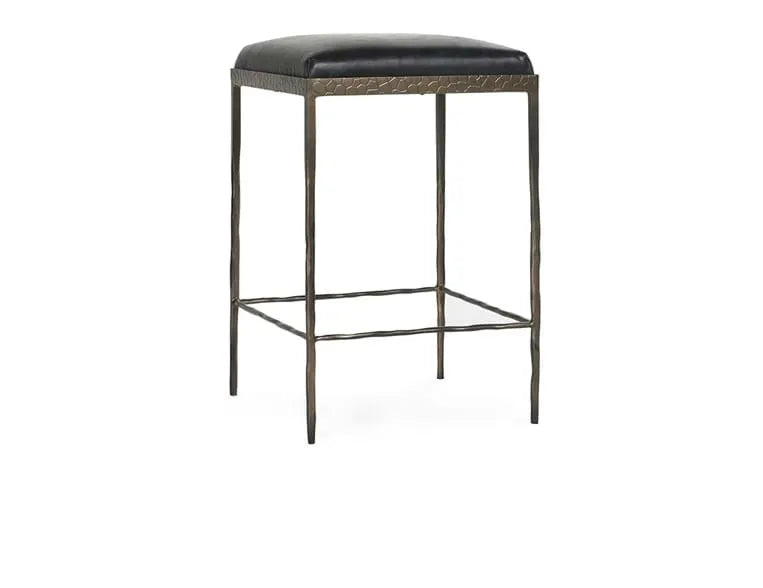 Bose Leather 26" Counter Stool Onyx Black