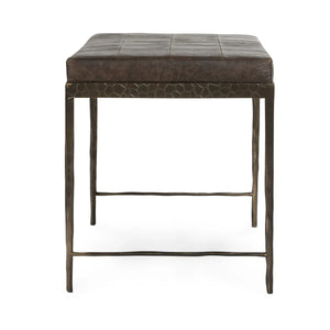 Malo Leather 28" Bench Cocoa Brown