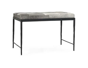 Achen Hide 28" Bench Grey