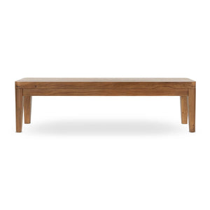 Arno Acacia Wood 64" Bench Natural