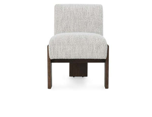 Chelsea Upholstered/Wood Dining Chair Pixel Ivory