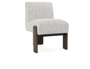 Chelsea Upholstered/Wood Dining Chair Pixel Ivory