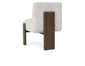 Chelsea Upholstered/Wood Dining Chair Pixel Ivory