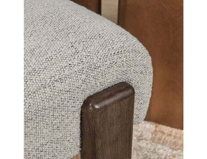 Chelsea Upholstered/Wood Dining Chair Pixel Ivory