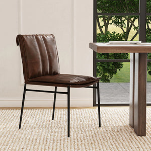 Mayer Dining Chair Brown Set of 2