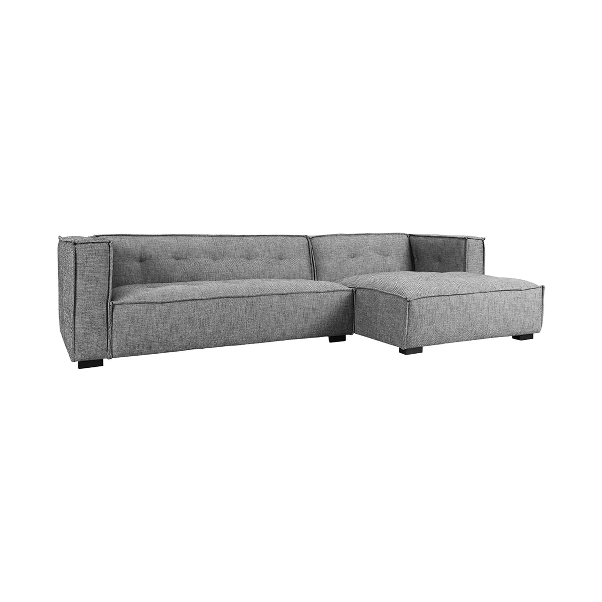Element 2pc Sectional w/RAF Chaise Gray