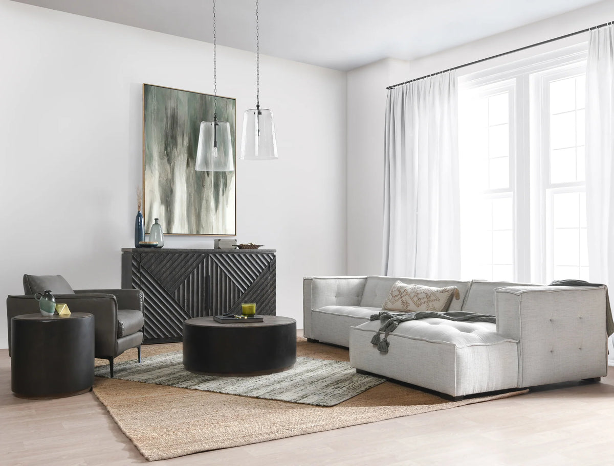 Element 2pc Sectional w/RAF Chaise Beige