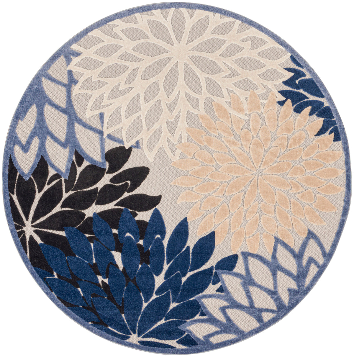 Aloha ALH05 Blue Multicolor Rug