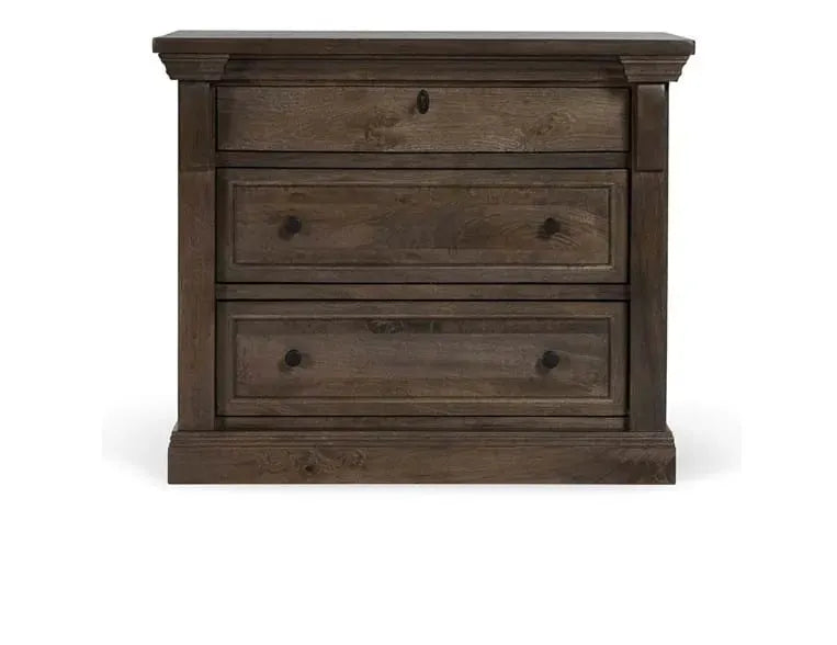 Adelaide 3 Drawer Nightstand Cocoa Brown